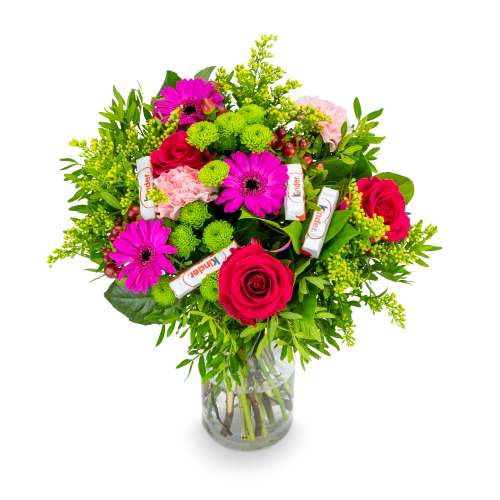 flower mix with chocolate